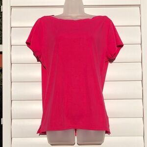 Ralph Lauren Vibrant Pink Short Sleeve Tee